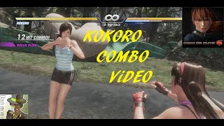 DOA6  KOKORO  COMBO  Video  ver.0