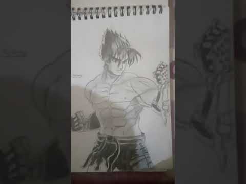 Jin Kazama Drawing Perfect ||| Tekken 3 ||| #art - YouTube