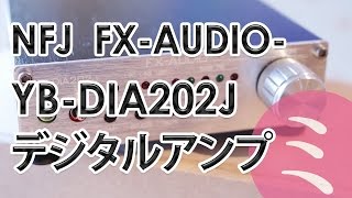 NFJ FX-AUDIO- YB-DIA202J デジタルアンプ レビュー