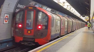 Victoria Line 2009 Stock trains at Blackhorse Road