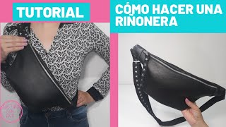 Molde o patrón de RIÑONERA / Tutorial de RIÑONERA parte 1 / cangurera