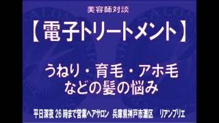 美容師対談電子トリートメントうねり・育毛・アホ毛髪のお悩み avi