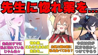 【SS】キヴォトスに惚れ薬（偽物）が出回っている世界線に対する反応集【ブルアカ】#ブルーアーカイブ #ブルアカ