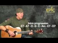 Easy beginner guitar song lesson learn Simon n Garfunkel Mrs Robinson with chords licks patterns