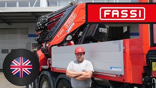 The Fassi F1650RA custom-made crane for demanding crane operations