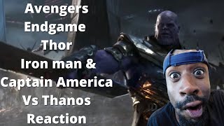 Avengers Endgame Thor Iron man & Captain America Vs Thanos Reaction