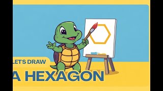 Python Turtle – How to Draw a Hexagon in Python Code | Turtle Graphics Tutorial