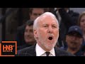 Gregg Popovich Gets Technical Foul / Spurs vs Rockets