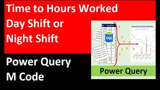 3 Power Query Formulas: Hours Worked for Day & Night Shift from Time Values. Excel Magic Trick 1827