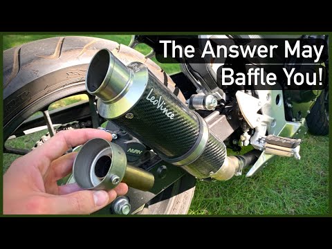 Is it bad to remove baffles on motorcycle?
