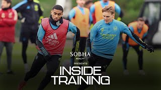 INSIDE TRAINING | All eyes on Bournemouth | Goals, skills, rondos and much more!