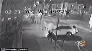 3 Suspects Sought After Gunfire, Crash On Feb. 23 In Philadelphia