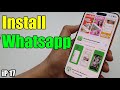 How to Install WhatsApp on iPhone 17/17 Pro