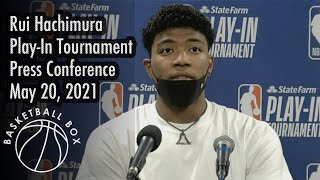 Rui Hachimura, Post-Game Press Conference, Play-In Tournament, IND vs WAS, May 20, 2021