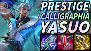 Calligraphia Prestige Yasuo Exclusive Skin - Gameplay and Gacha Event | Wild Rift