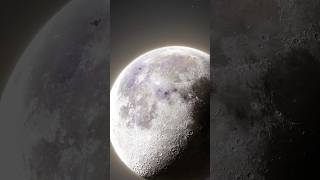 The international space station transit in front of the Moon #iss #lunartransit #moon #telescope