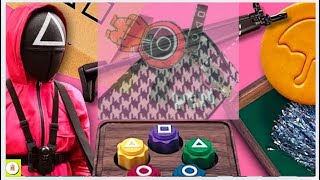 5 *SQUID GAME* inspired hacks|💕DIY|PaperCraft|Squid game craft ideas|School Supplies|school project