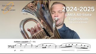 2024-2025 GMEA All-State SB Lyrical Etude: Euphonium