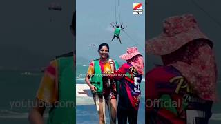 😍ಮಿಲನ ನಾಗರಾಜ್ 💖🥰 ಪ್ಯಾರಾಗ್ಲೈಡಿಂಗ್ | Milana Nagaraj paragliding video | darling Krishna  #shorts