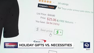 More shoppers are using holiday deals to buy necessities rather than gifts