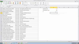 Systematic Sampling Excel