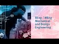 BEng/MEng Mechanical and Design Engineering at City, University of London