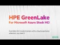 Modernize with HPE GreenLake and Azure Stack HCI | ODFP183