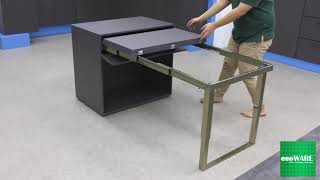 ecoWARE Pull Out Table With Folding Leg | 折叠腿伸展桌五金件