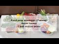 Belanja Mingguan untuk 7 orang Super Hemat | Food Prep