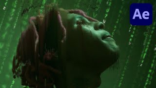 CRAZY GLITCHED MATRIX CODE EFFECT TUTORIAL (AFTER EFFECTS)