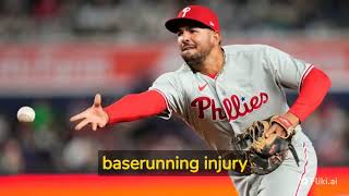 Phillies' Darick Hall set for surgery after baserunning injury