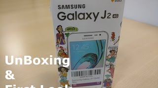 [Hindi] Samsung Galaxy J2 Unboxing and Quick Look Video.