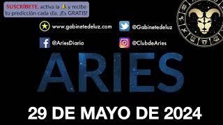 Horóscopo Diario - Aries - 29 de Mayo de 2024.