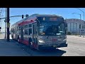 ⁴ᴷ⁶⁰ (Front View) Rehabbed! SF MUNI 2015 New Flyer XDE60 #6531 on 8 Bayshore