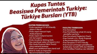 Kupas Tuntas Beasiswa Pemerintah Turkiye YTB | Fadiah Mukhsen #türkiyebursları #ytb #beasiswa