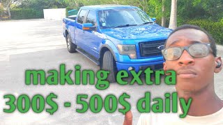 Making 300$-500$ daily with pickup truck