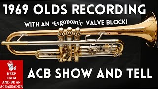 Vintage 1969 Olds Recording Trumpet! ACB Show \u0026 Tell