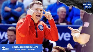 BYU Basketball | Arizona | HC Tommy Lloyd Postgame