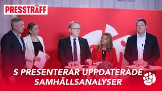 LIVE: Socialdemokraterna presenterar uppdaterade samhällsanalyser – ny riktning för Sverige