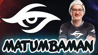 MATUMBAMAN New Position 1 Player for Secret - MidOne Replacement for New Team Secret Roster Dota 2