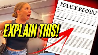 Woman Freaks Out On Plane Update - Airplane Police Report