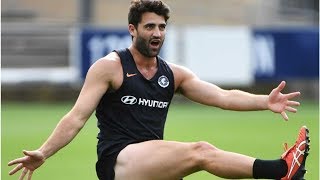 Carlton's Alex Fasolo breaks arm in Australia Day fall, joins Ollie Wines on injured list