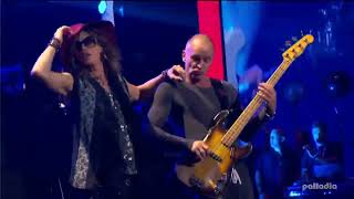 Steven Tyler & Jeff Beck + Sting  -  Sweet Emotion  -  Live iHeartRadio Music Festival 2011