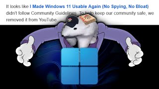 Making Windows Great Again (No Bloat, No Spying)