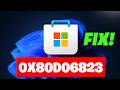 Microsoft Store Error Code 0X80D06823 Something Went Wrong On Windows PC FIX✅