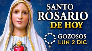 ROSARIO de HOY lunes 2 de diciembre 2024 | Misterios Gozosos del Santo Rosario