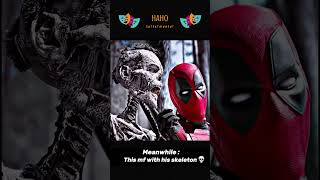 Deadpool talking to Wolverine skeleton in Deadpool 3 | HAHO Entertainment #foryou