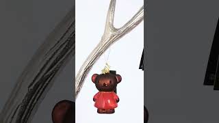 ゆきのひのうさこちゃん \u0026 ボリス ガラス製クリスマスオーナメント by VONDELS / miffy in the snow \u0026 boris bear glass ornaments