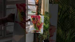 Colorful Flower Garden in Abstract | Playful Painting Techniques