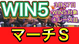 【WIN5】マーチSデータ分析❗️少額購入には一点突破も視野に入れたいレース🤔